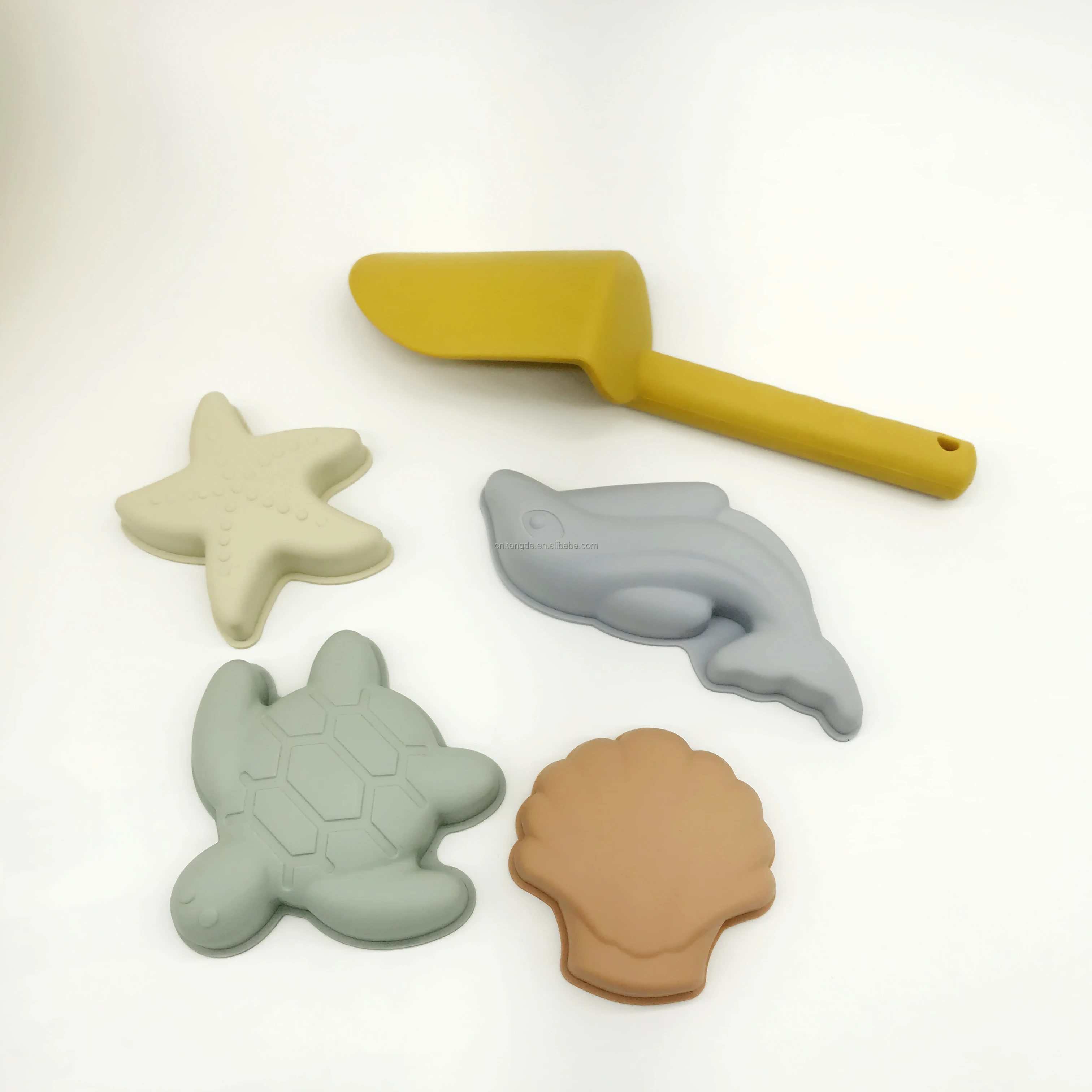 Экологичный новый запатентованный силиконовый набор игрушек для пляжа, детские пляжные игрушки, 2021