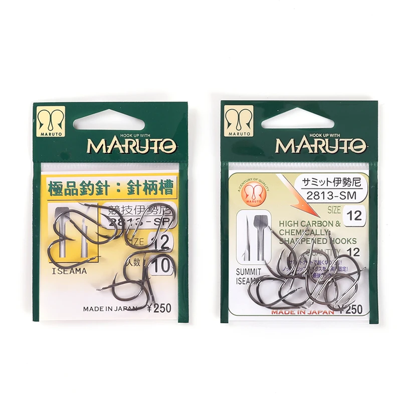Japan'S Original MARUTO Athletic ISEAMA черный колючий рыболовный крючок Япония