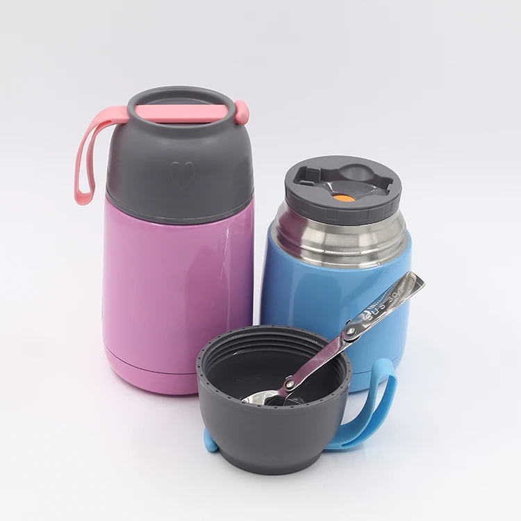 *FREE LID* Thermos Insulated Stainless Steel 500mL Dual Purpose Food Jar/Mug 