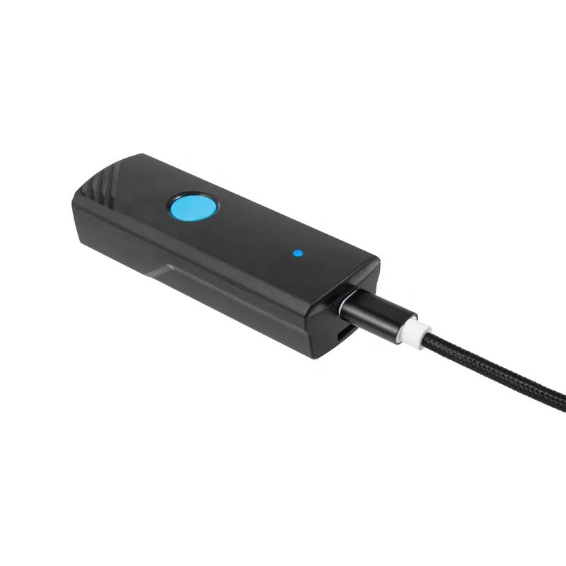 Factory Inventory Blue Tooth Barcode Scanner With Vibration Alert Wireless Barcode Reader With Memory