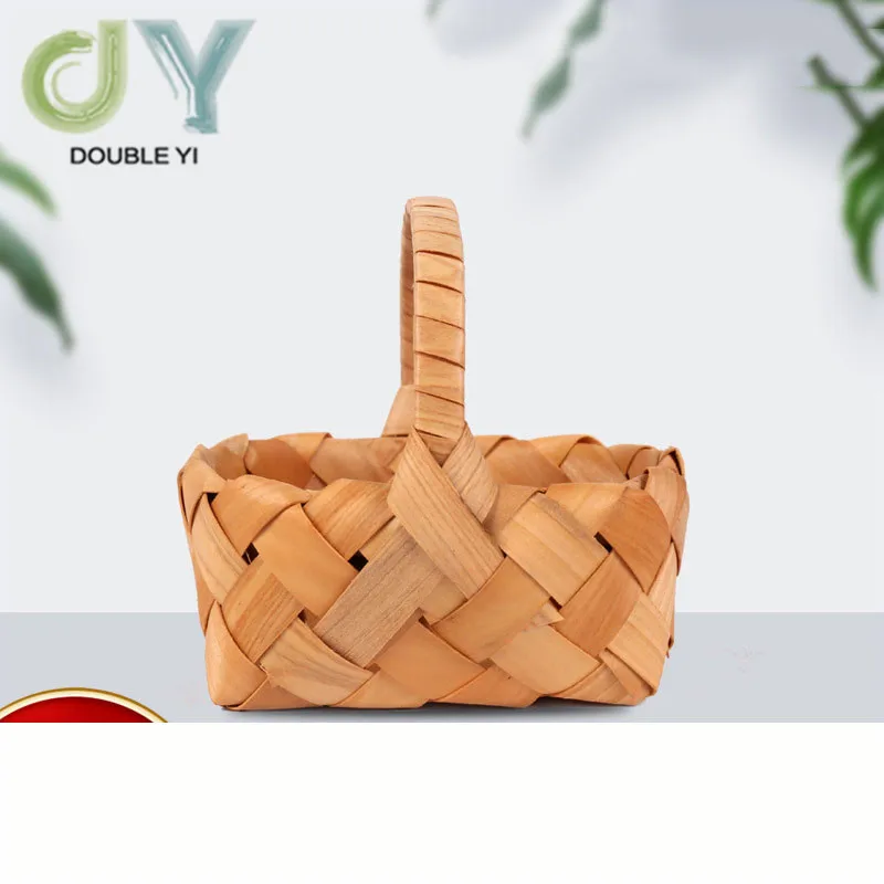 Custom Candy Snacks Storage Basket Children's Day Easter Diy Woven