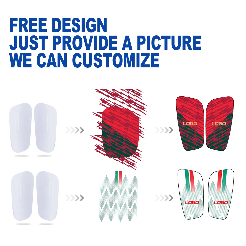 Custom Top Quality Football Soccer Shin Pads Football Shin Guard Pads