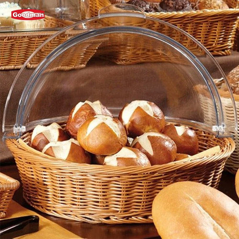 Polycarbonate Pastry Bread Clear Acrylic Cake Dome Cover Plastic Food Cover manufacture