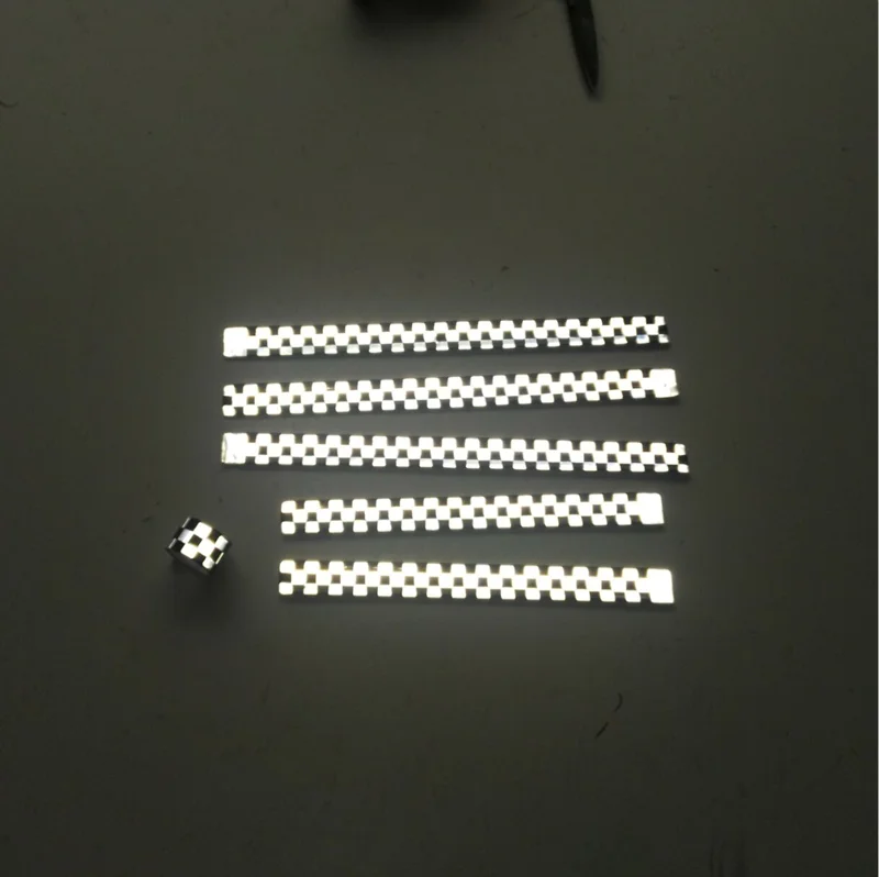 custom personalized high visible colorful snap wrap on reflex arm ankle bracelet reflective armband cycling safe band with logo