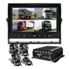 MDVR HDD de 4 canales con 4G+GPS, pantalla de 7'', 4 cámaras
