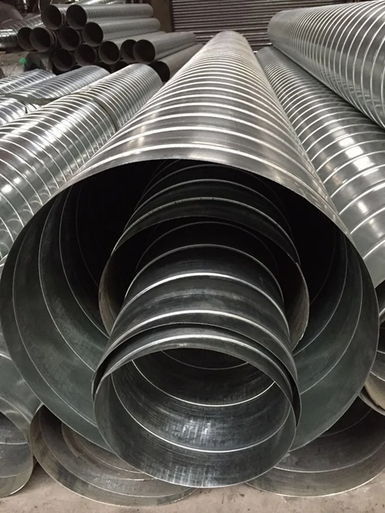 Foshan Stainless Steel Air Spiral Duct For Air Condition Spiro Duct