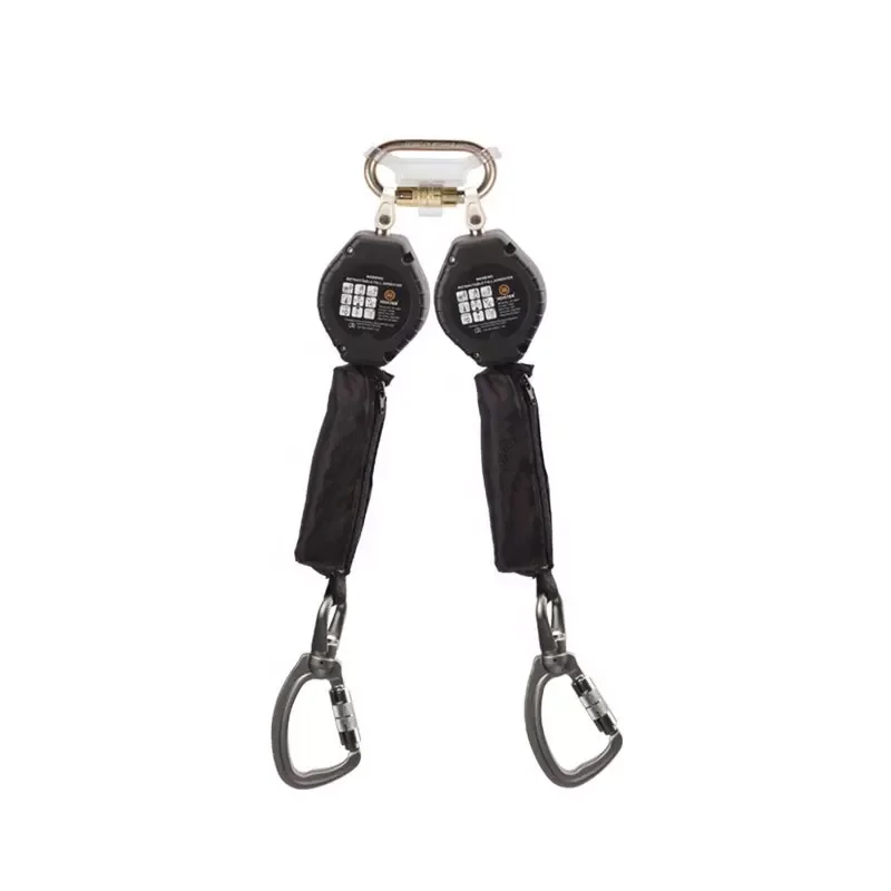 Heavy Duty Retractable Safety Quick Action Braking System Webbing 100kg Fall Protector Self Retracting Lifeline