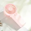 Mini ventilador de mano ZY-2501 - Rosa [Funciona con batería]