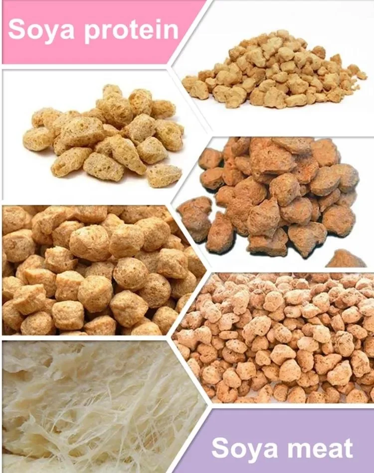 500kg/h Automatic textured soya protein machine Soya Nuggets Making Machine