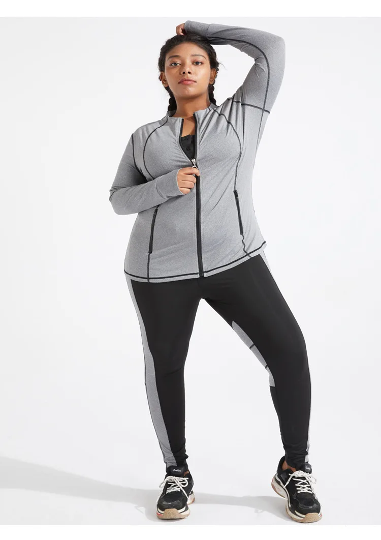 plus size yoga jacket