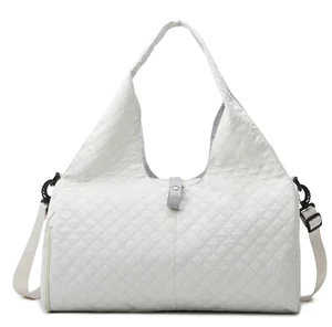 Custom Women Men Makeup Pocket Sports Gym Bag Travel Duffel Bag With Wet Pocket & Shoes Compartment Sports Bags