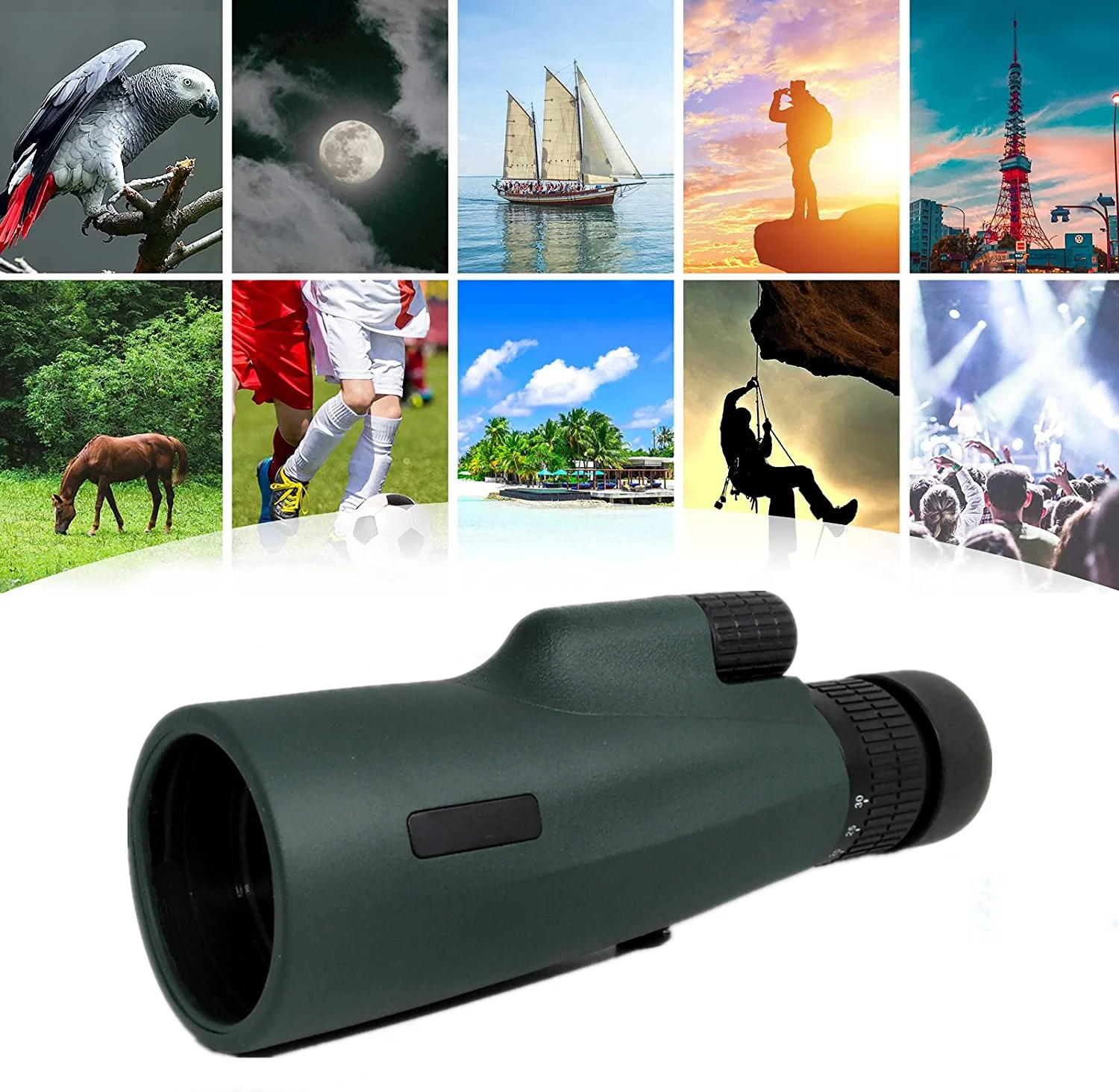 Monoculaire Le Plus Puissant Du Monde Longue Portée Monoculaire À Zoom Puissant,Avec Prisme Bak4,Lentille Fmc  10-30x50 Hd,Étanche,Compacte,Pour Adultes Et Oiseaux - Buy Monoculaire  Télescope Zoom,Zoom Monoculaires Pour Adultes,Télescope Monoculaire Product  on Alibaba.com