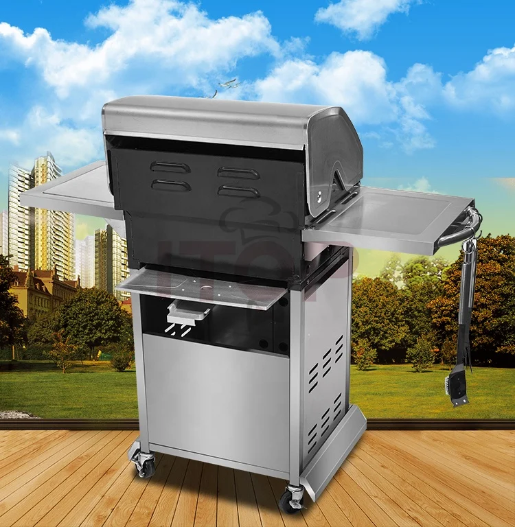 Restaurant BBQ Grill Brenner Propan BBQ Gas Grill Grill maschine