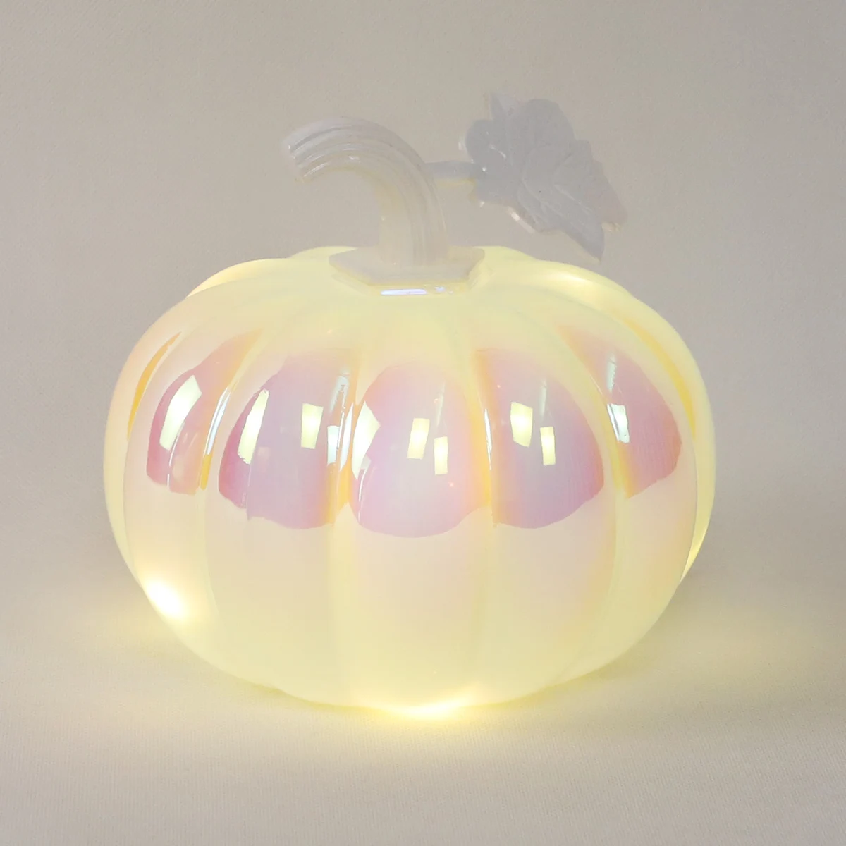 Halloween Decorations Indoor Glass Pumpkin Halloween Light Pumpkin for Home Decoration