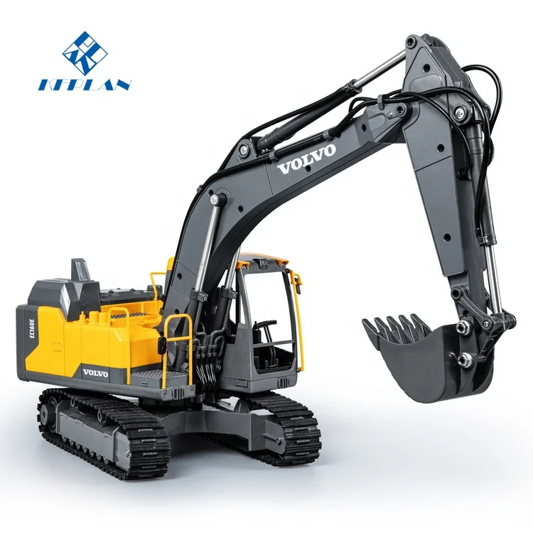 Caminhão de escavadeira, dupla e E598-003 1:16, controle de rádio