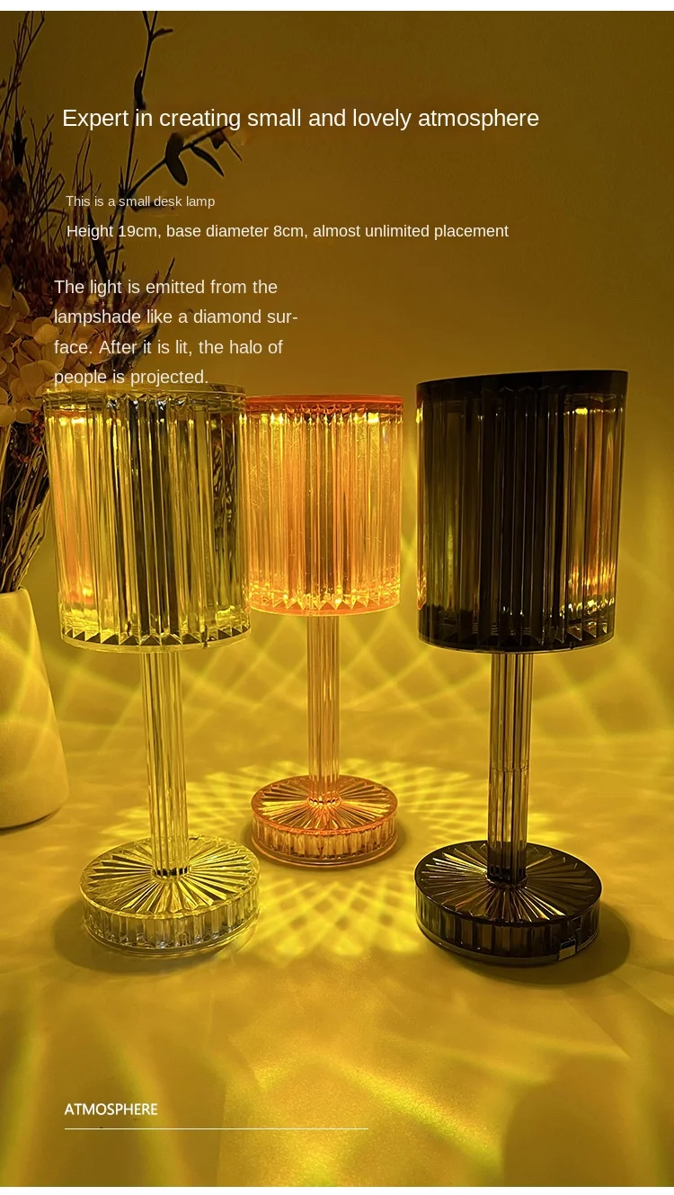 Modern Romantic Desk Indoor Rose 16 Color Changing Rgb Decorative Touch