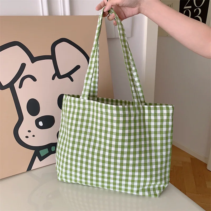 [Clove]★24SS★韓国大人気 ★Gingham Tote Bag Clove]☆24SS☆韓国大人気 ☆Gingham Tote Bag (clove/トート