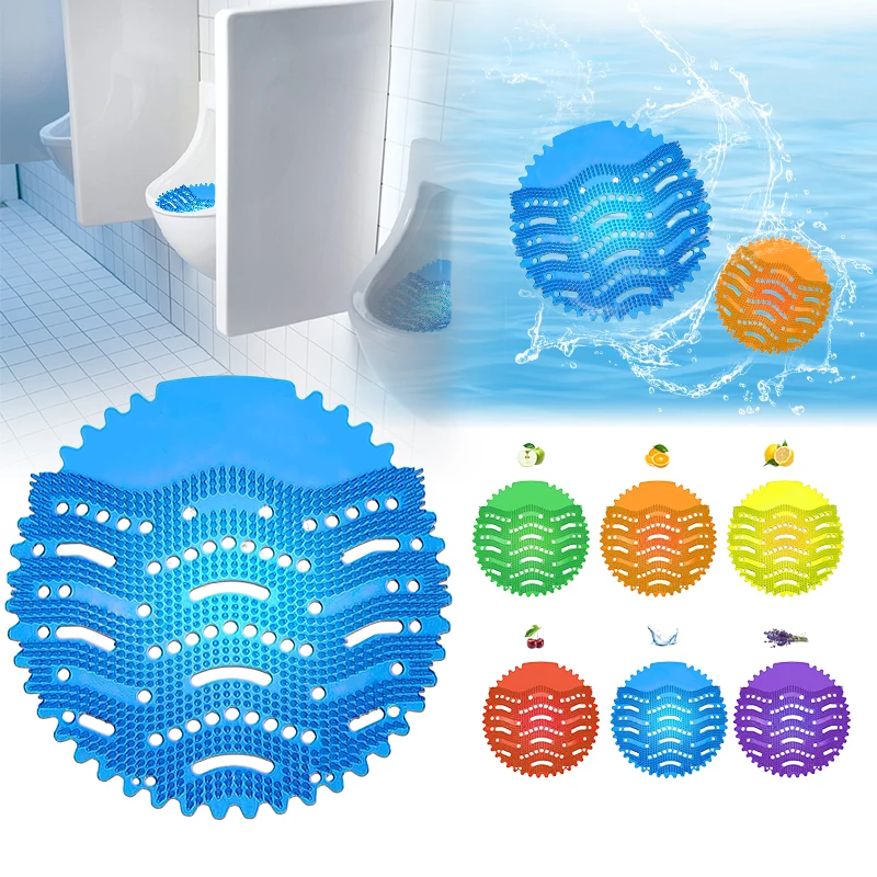 Uxcell 12-Pack Urinal Screen Deodorizers - Anti-Splash Scented Cakes For Restroom Maintenance