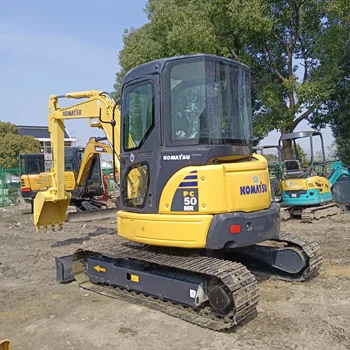 Factory Promotion of Used Komatsu PC55MR Mini Excavator Perfect Condition 5ton Operating Weight Core Components Engine Included