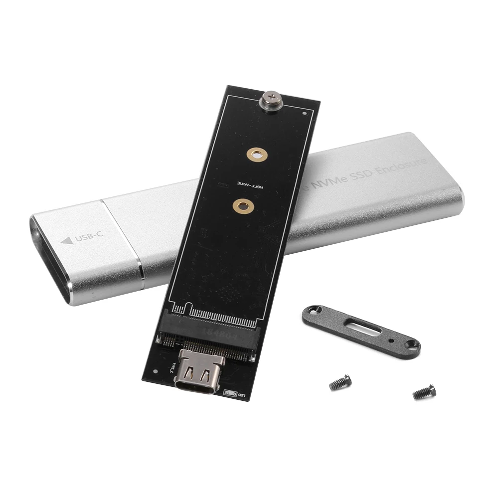 Mini Size Pcie Type-C M2 SSD Case Nvme Enclosure