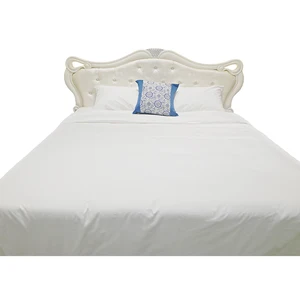 Hot Selling Hotel Wrinkle & Stain Resistant Cotton Bed Sheet Set with Customizable Logo