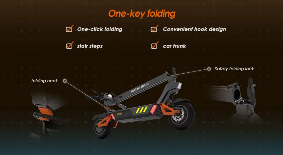 Ultimate Well-priced High Quality Hot Selling Kirin G1 PRO All-terrain Electric Scooter for Adults