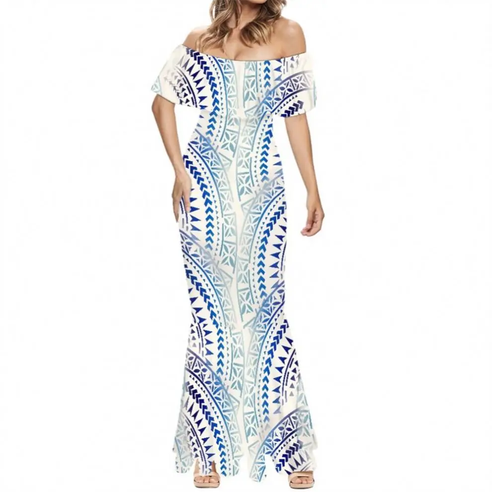 chinese dress ladies Long Beaded Mermaid Prom Dress with Feathers– PromGirl main image 0