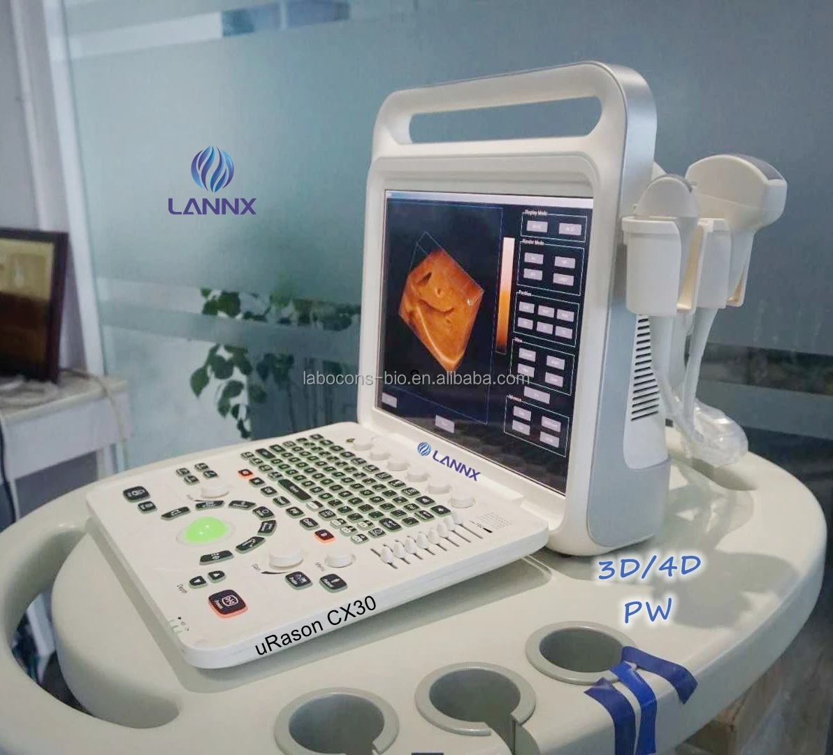 Lannx Urason Cx30 Cfmpw Echocardiography Machine Icu Use Cardiac Color