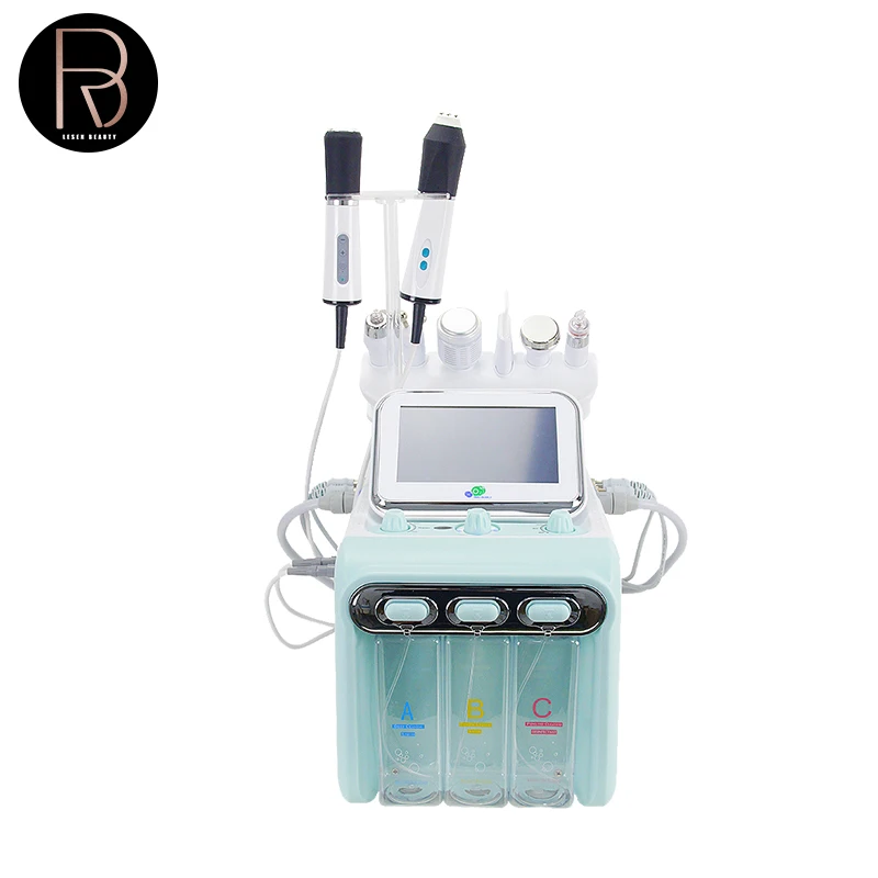 Newest 8 in 1 Multi-Function Aqua Facial Dermabrasion Peeling Machine Beauty Equipment with US & ZA Plugs