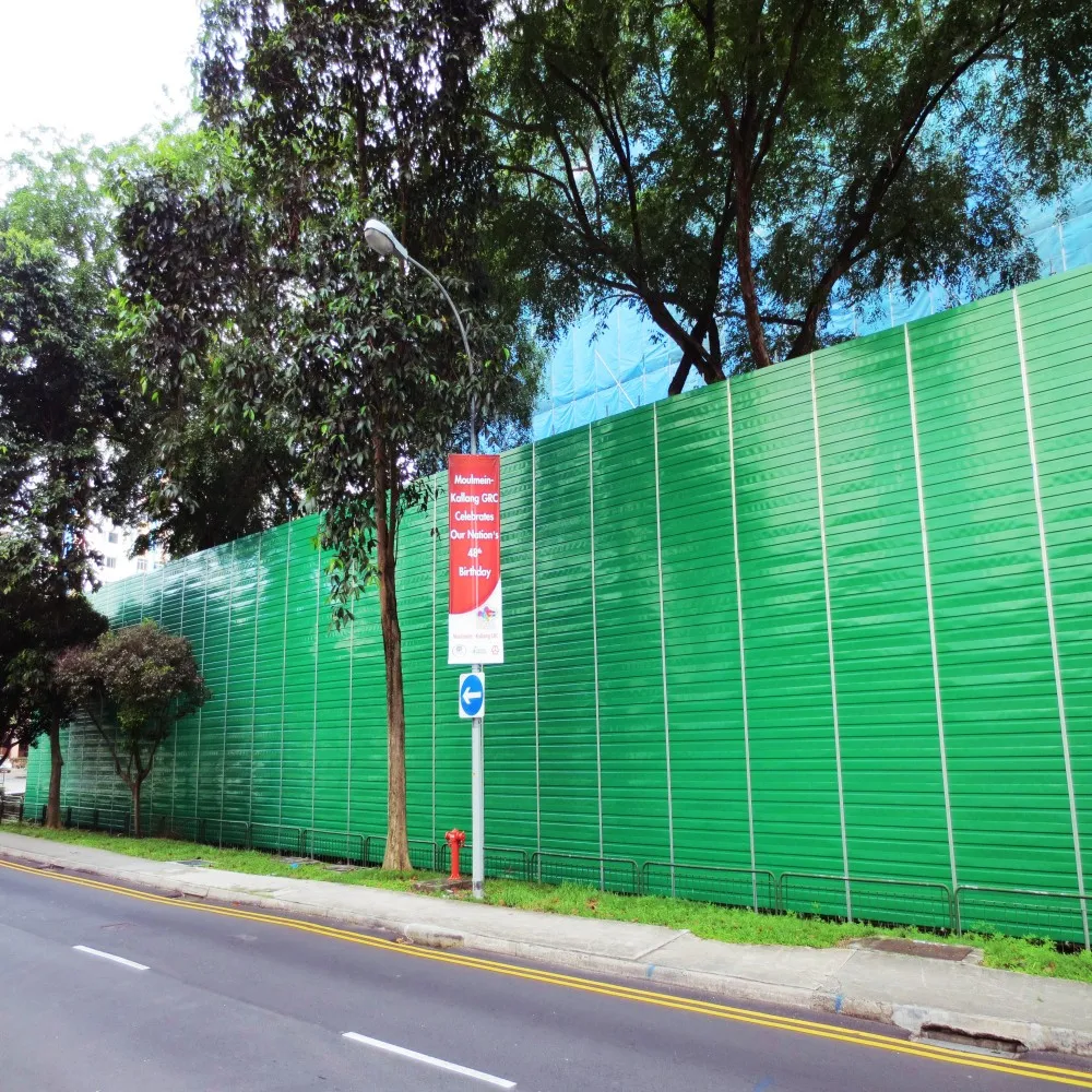 Mobile Soundproof Fence for City Road and Bridge Projects Temporary Noise Barrier