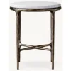 Italian Carrara Marble/ Forged Bronze