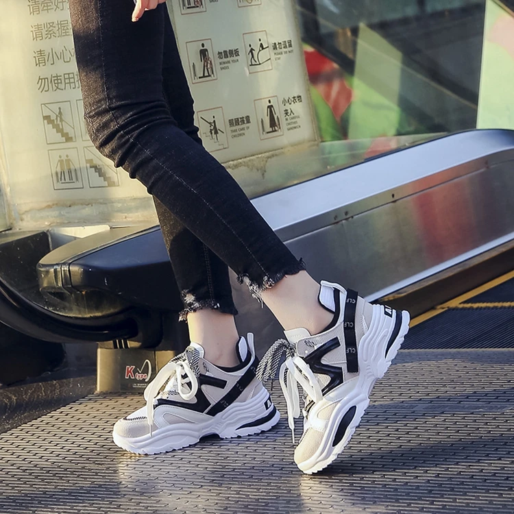 
Женские кроссовки для обеда, замечательные женские кроссовки для бега и спорта, ограниченный объем, корейские Стильные черные кожаные серые цвета, на шнуровке, холщовые 