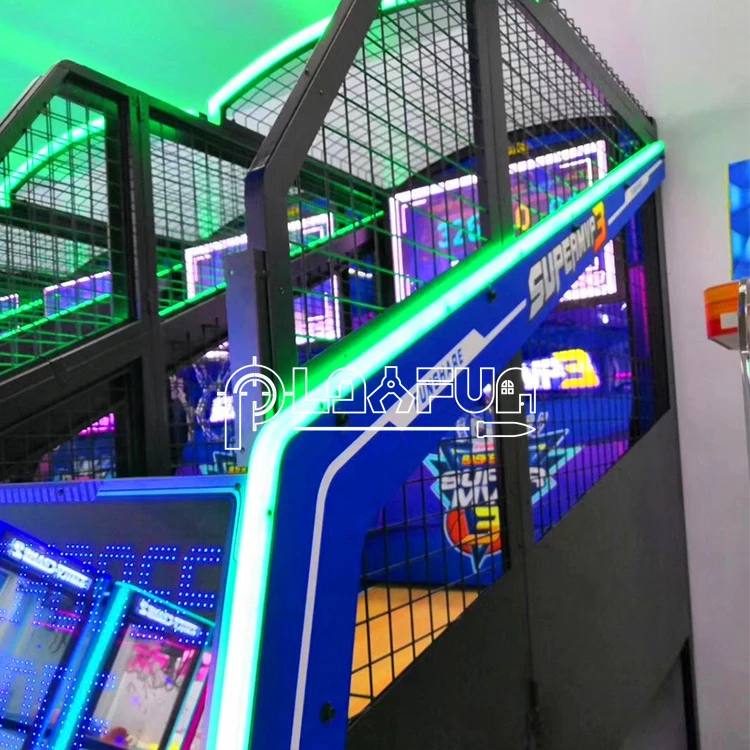 PlayFun Electronic Commercial Coin Operated Arcade Shooting Sport Game Mvp Basketball Machine