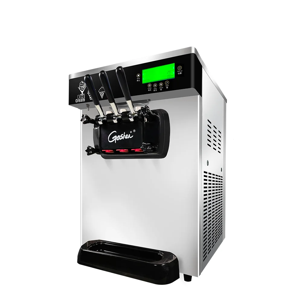 Машина для мороженого с 3 вкусами Guangshen для коммерческих и баров