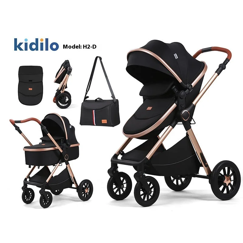 Kidilo Multifunktionale Babytragetasche mit Hochansicht und Faltbar