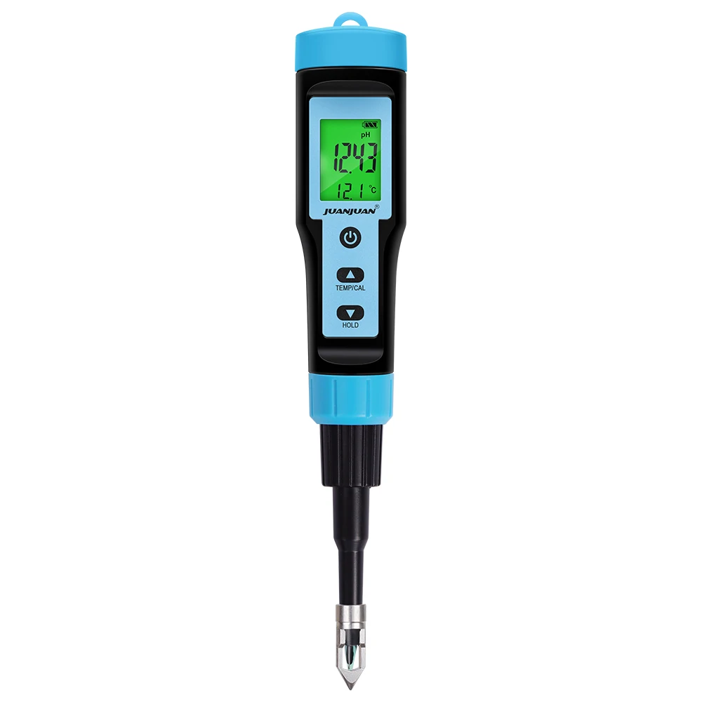 Testeur de pH alimentaire sensible avec sonde de température