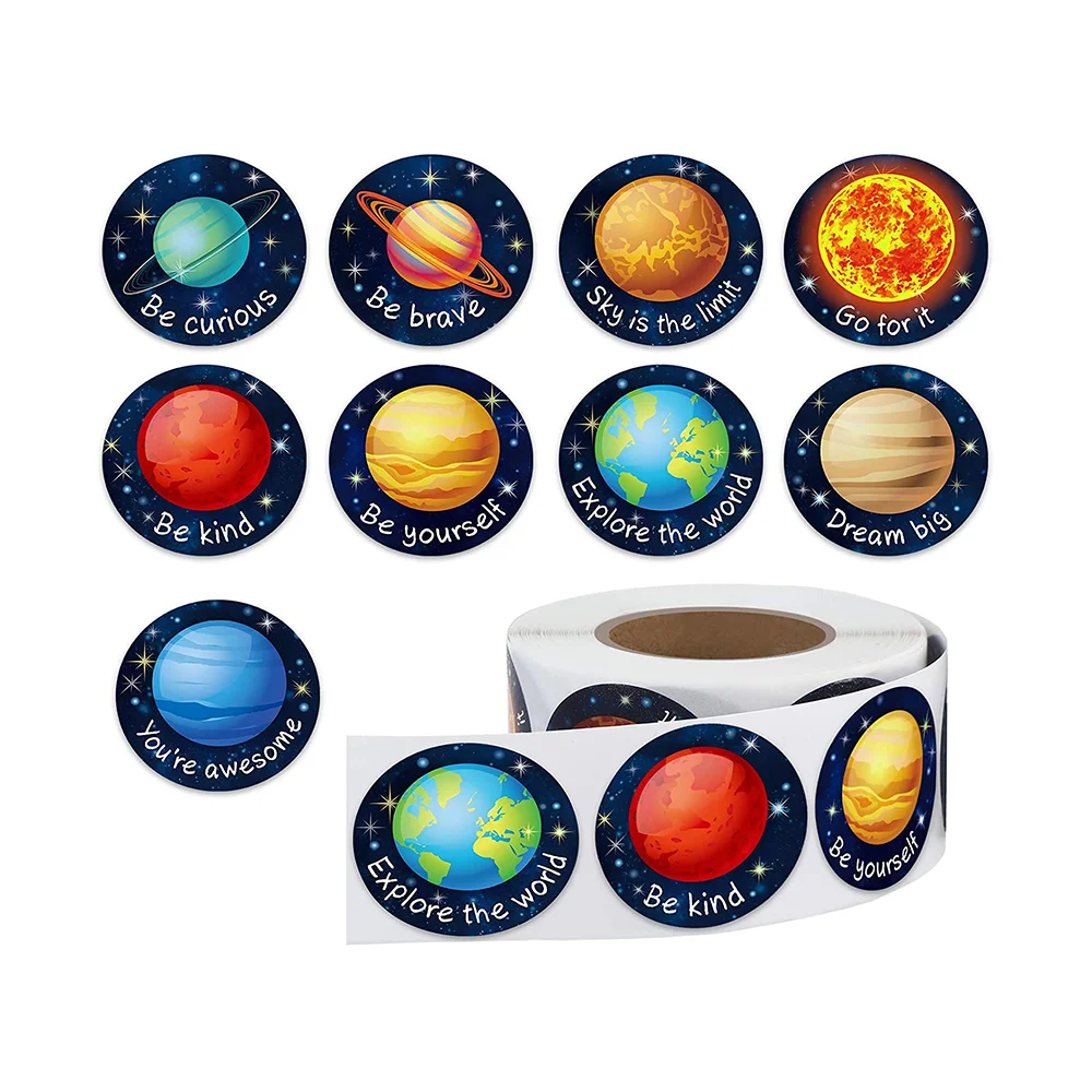 Cheap Solar System Stickers Ceiling Wall Stickers Motivational