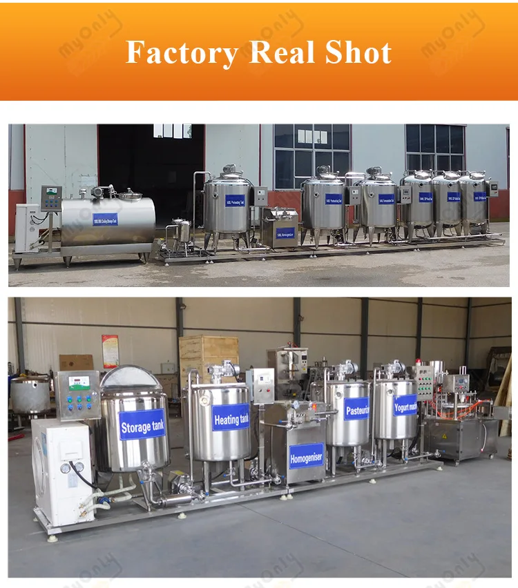Small Milk Homogenizer and Pasteurization Equipment Machine Automatic Yogurt Maker Machine for Sale