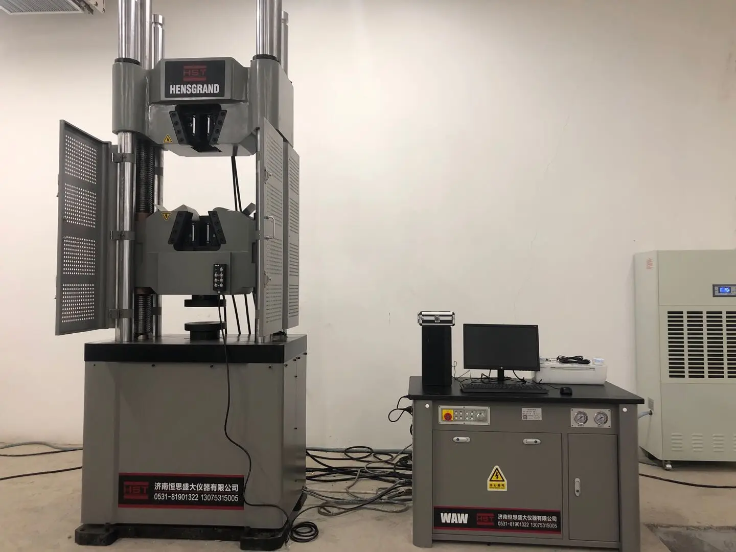 UTM Load Cell Hydraulic Universal Testing Machine for Tensile Compression Shear Bend test