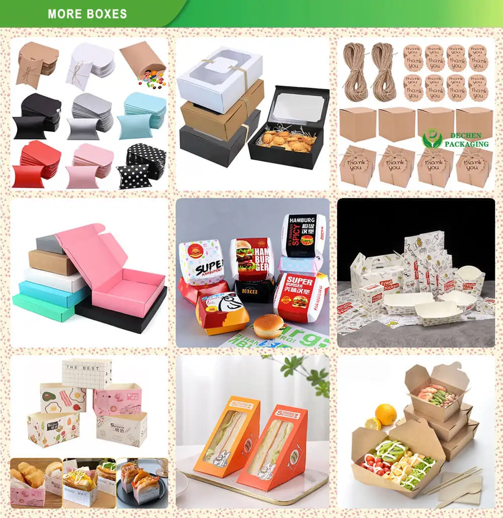 Food Grade Boxes Packaging Kraft Box Custom