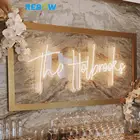 Drop Shipping No MOQ Most Popular Customized Acrylic Neon Led Advertising Sign for Christmas Decoration
