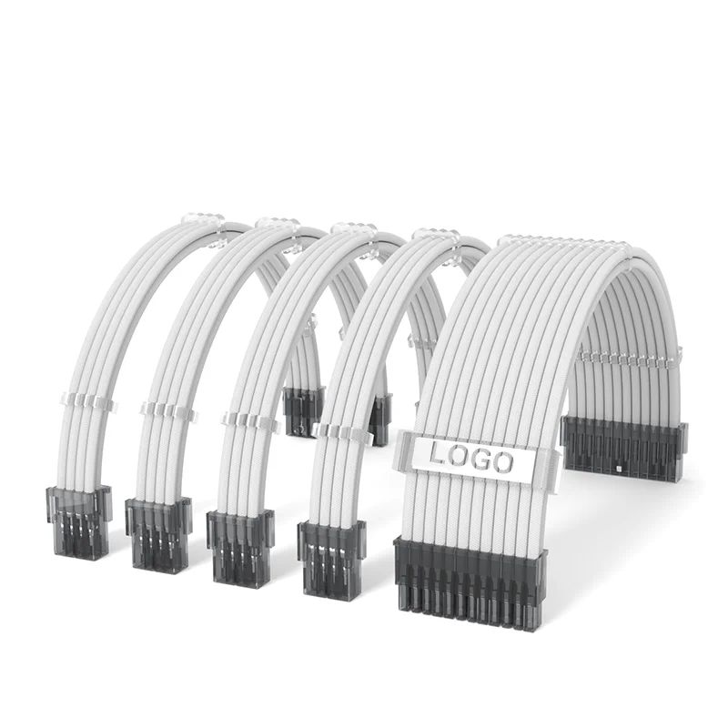 Cable Extension Cord Power Supply Extension Sleeve Kit Psu Cables Kit