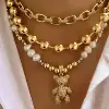 Gold/copper beads