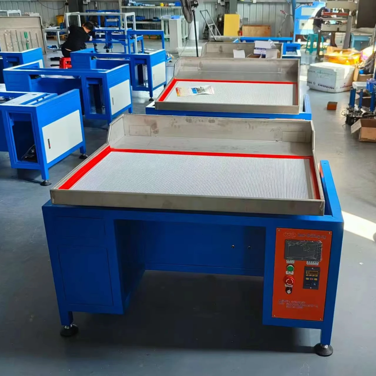 Rhinestone Shake Machine Semi-Automatic PLC Small Brush Sale Hot Selling Craft Tool Efficient Stable Garment Industry Textile