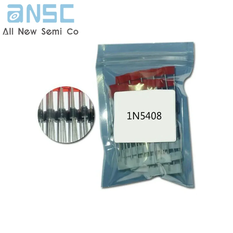 50pcs 1N5408 diode DO-27 IN5408 3A 1000V Rectifier Diode