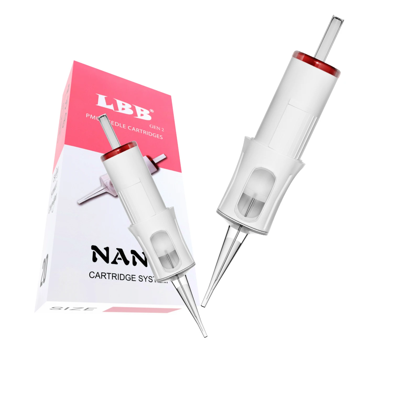 OEM Permanent Makeup Eyebrows Lip Eyeliner Mouth LBB Nano Makeup Tattoo Cartridge Needles