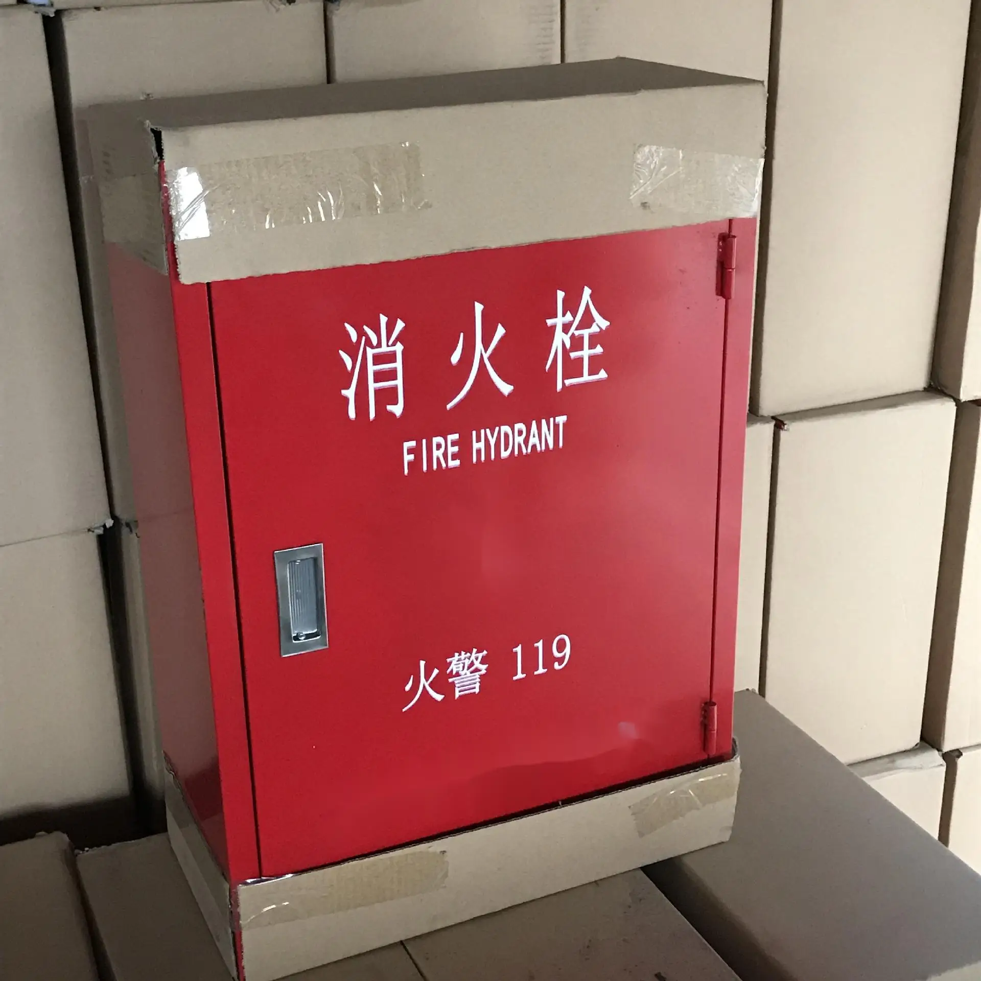 Customized Fiberglass Fire Hose Cabinet Fire Hose Box Double Door ...