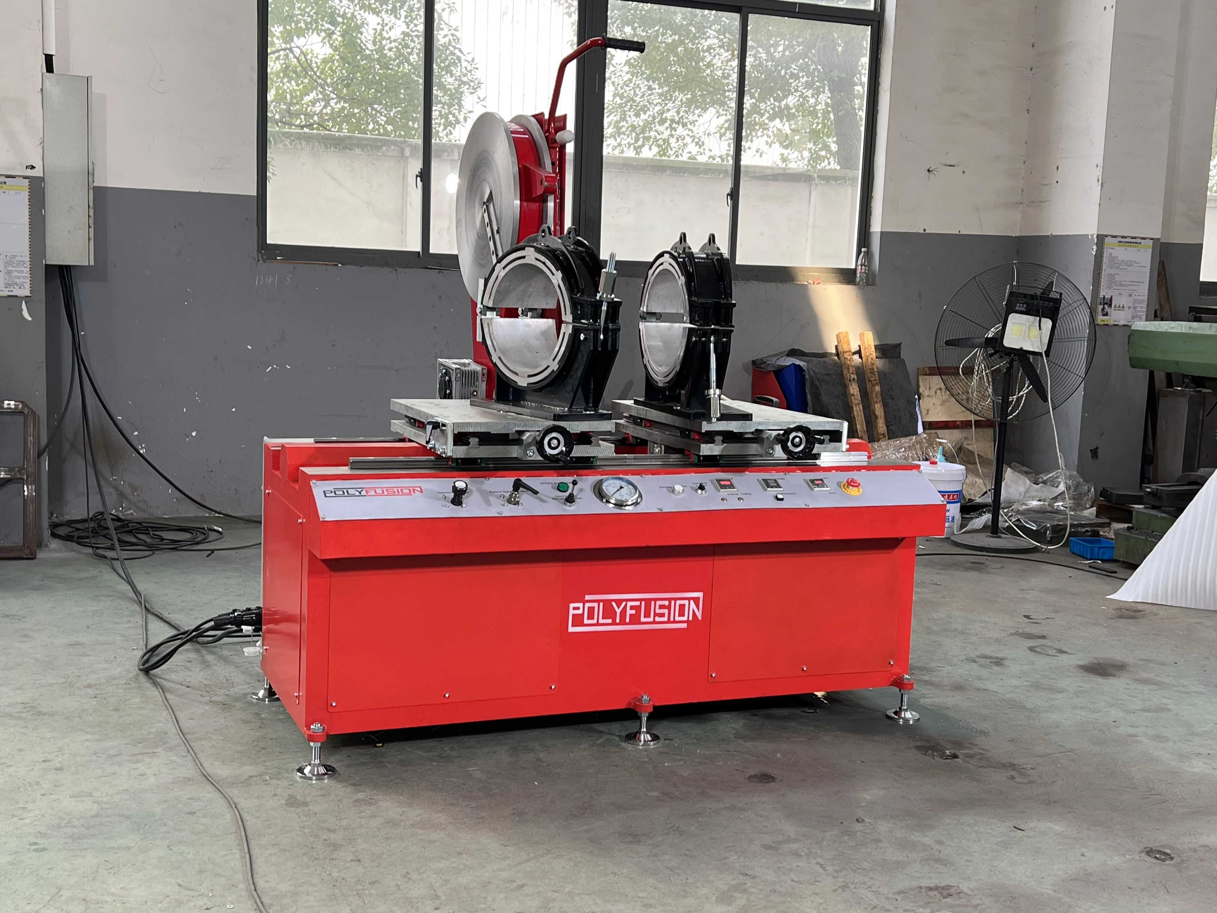Factory 400mm HDPE Pipe Fitting Welding Machine Plastic Pipe Welder Muti Angle Jointing Machine