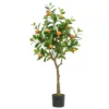 Orangeier 120 cm avec fruits artificiels