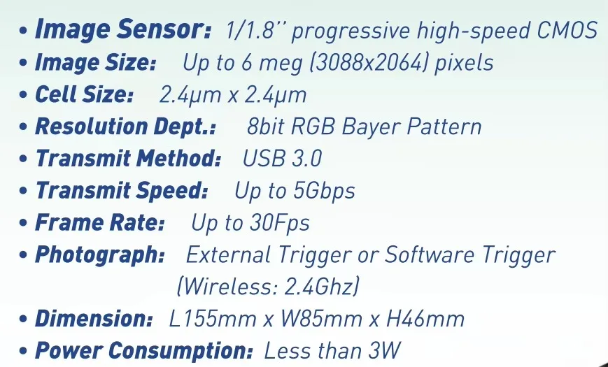Digital Slit Lamp Imaging System for Slit Lamp Video Adapter with High Pixels for Clinical Ophthalmology Examinations
